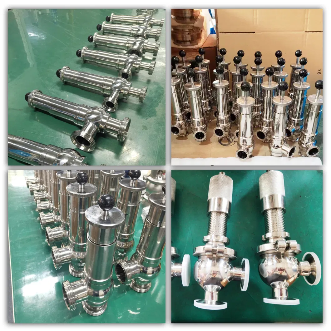 Stainless Steel Sanitary Air Pressure Release Safety Relief Reducing Exhaust Regulating Valve