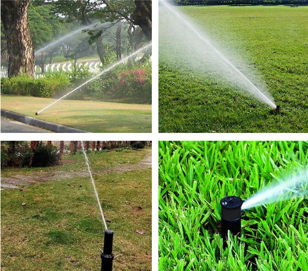 G3/4" Lifting Type Buried Rotating Sprinkler 40~360 Adjustable Pop-up Sprinkler Lawn Football Field Turf Irrigation Nozzle