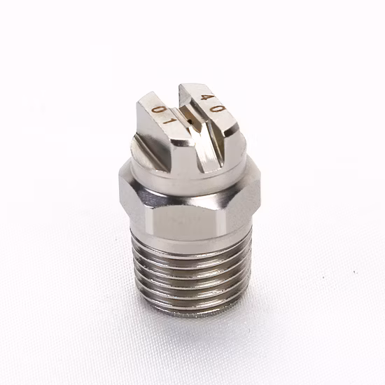 Ugello a ventaglio piatto Vee Jet da 65 e 110 gradi per lavaggio auto 304ss 1/4